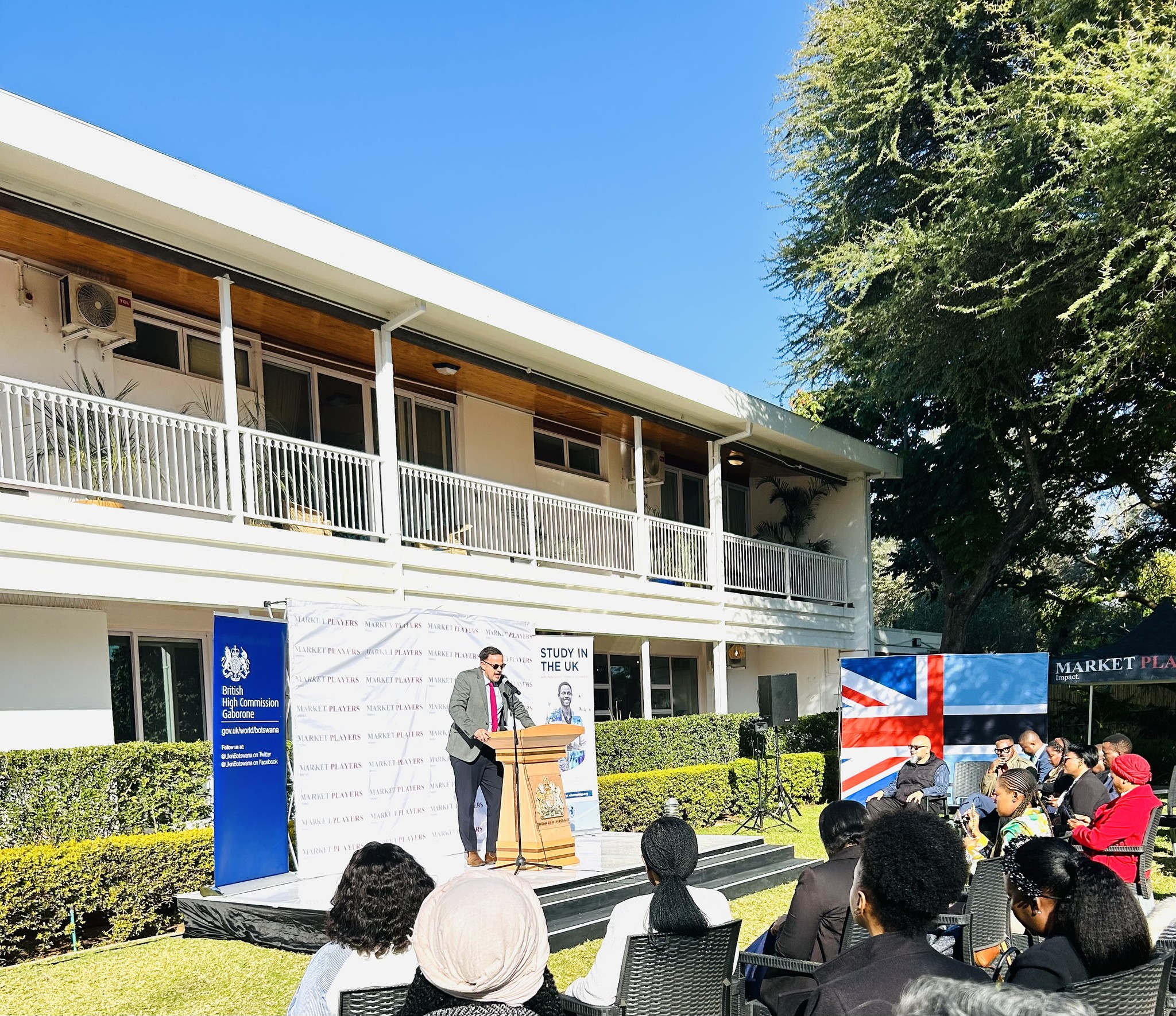 British High Commission outdoor event